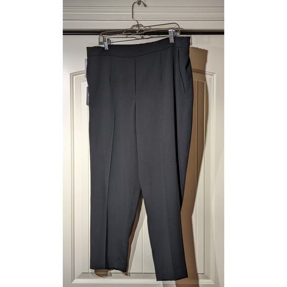 Babaton Conan NWT Black Boyfriend Cropped Ankle Length Dress Pant Womens Sz 16 - Picture 14 of 14